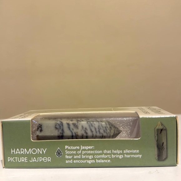 Harmony Picture Jasper Obelisks Mineral Crystal New NIP Gift Stocking Stuffer - Picture 3 of 10